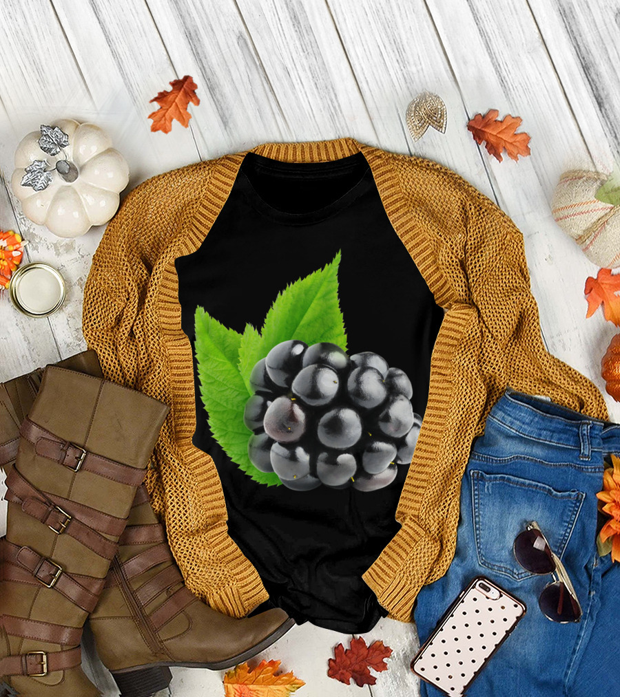 Blackberry Sti Leaf Duo Freshness T-Shirt