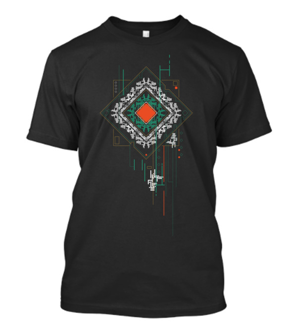 CPU Circuit Geometric Programmer T-Shirt