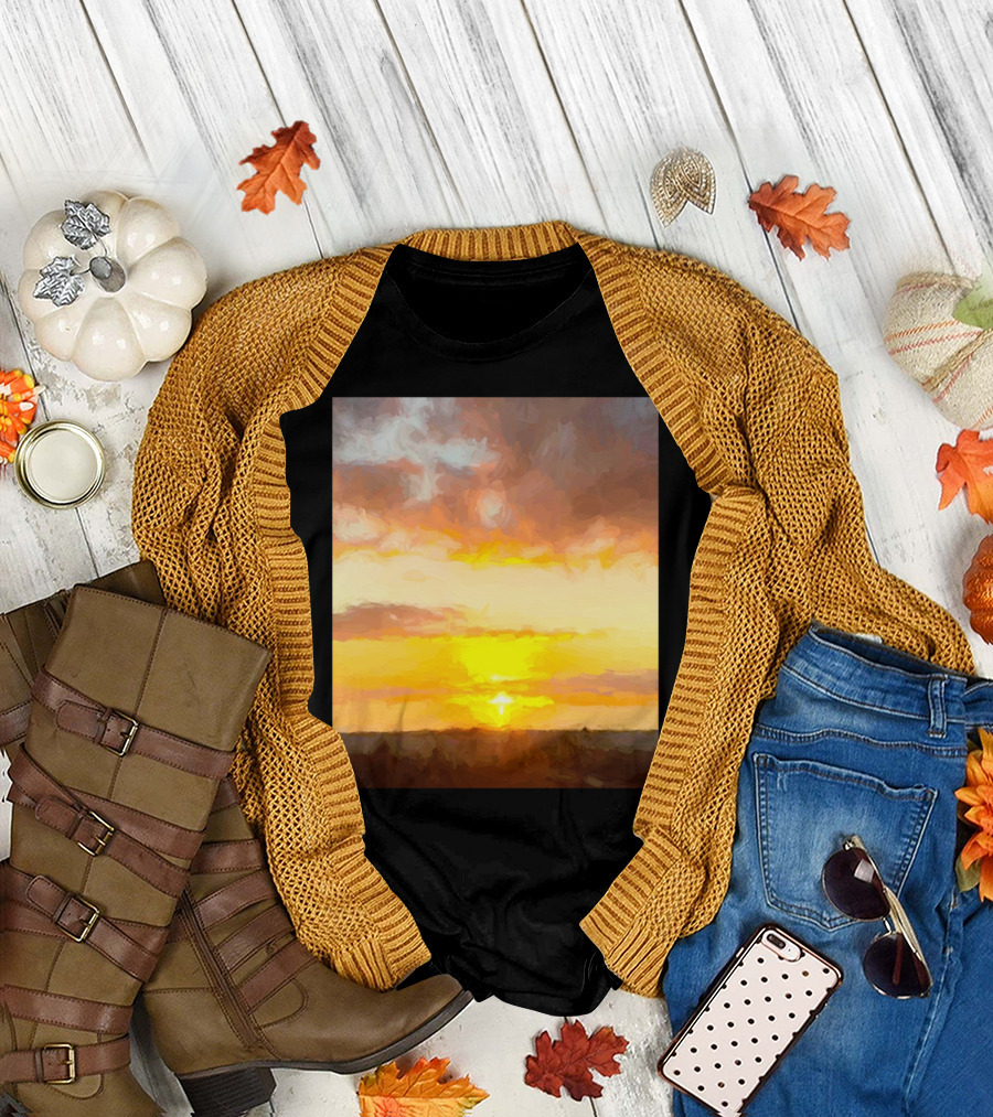 Florida Sunset #2 By Ro Rich Golden Horizon T-Shirt