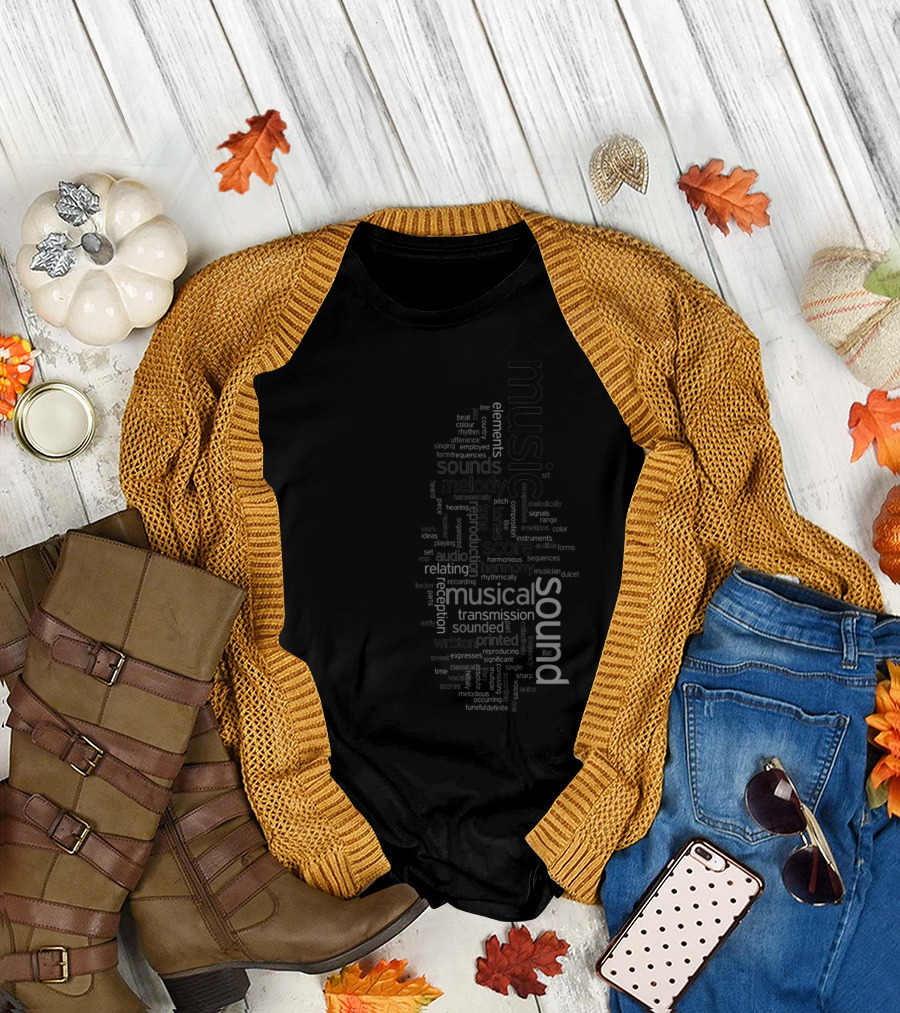 Music Matters Sound Melody Musical Score Elements T-Shirt