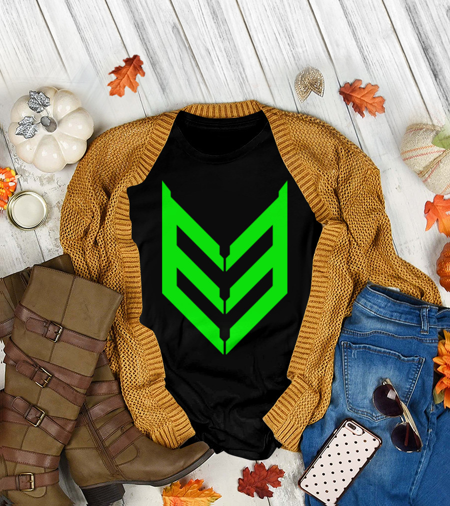EehKayBee Green Symbol Print T-Shirt