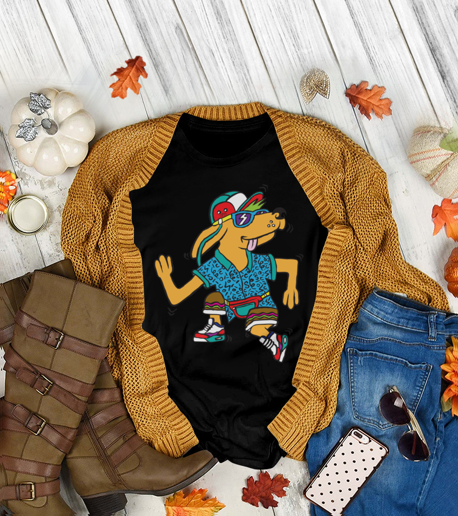 Hip$ter Pup Groovy Dance T-Shirt