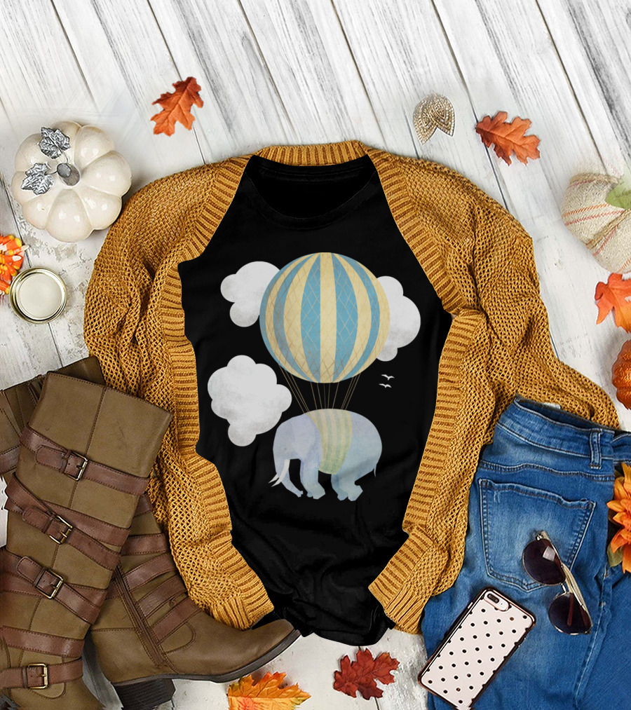 Escape from the Circus Elephant Balloon Adventure T-Shirt