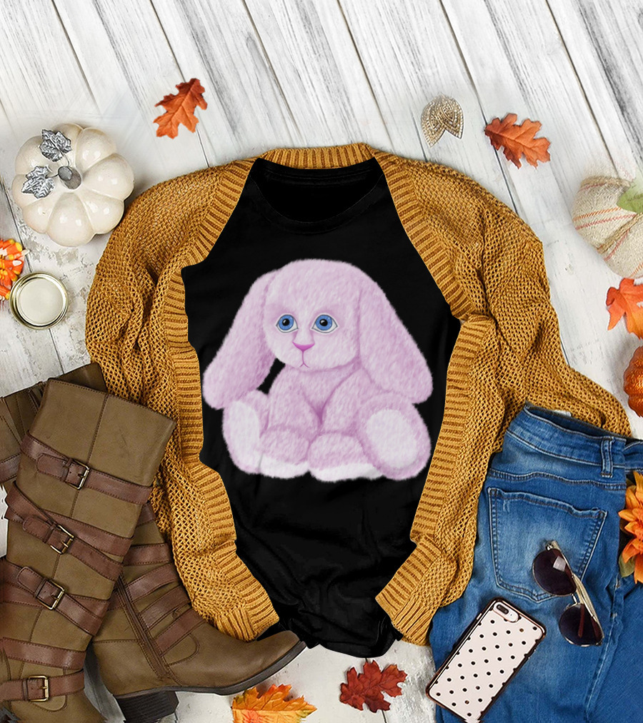 Fluffy Pink Bunny Rabbit T-Shirt