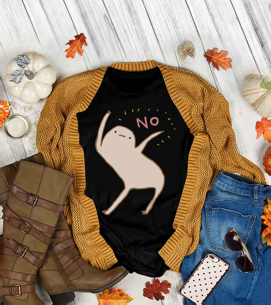 Honest Blob No Dancing Posed Character T-Shirt