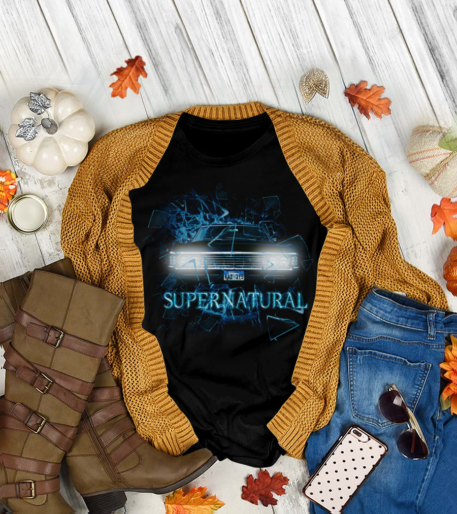 Supernatural Shatter Universe Impala KAZ 2Y5 T-Shirt