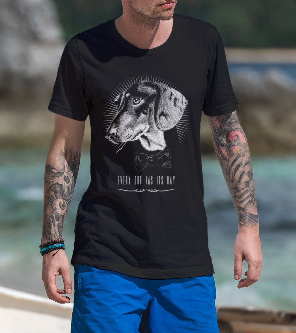 Every Dog Has Its Day Bow Tie T-Shirt