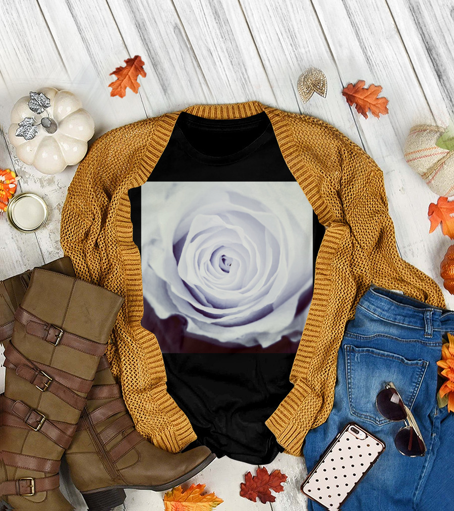A Rose By Any Other Name White Bloom Elegance T-Shirt