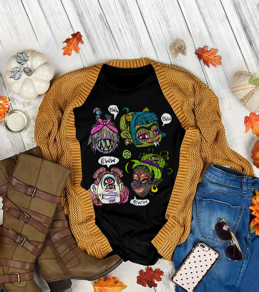 Eww Gorls Eww Eww Eww Eww Monsters T-Shirt