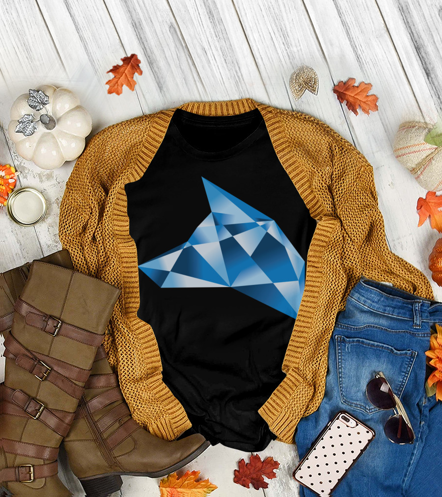 Diamond Dog Faceted Blue Gem T-Shirt