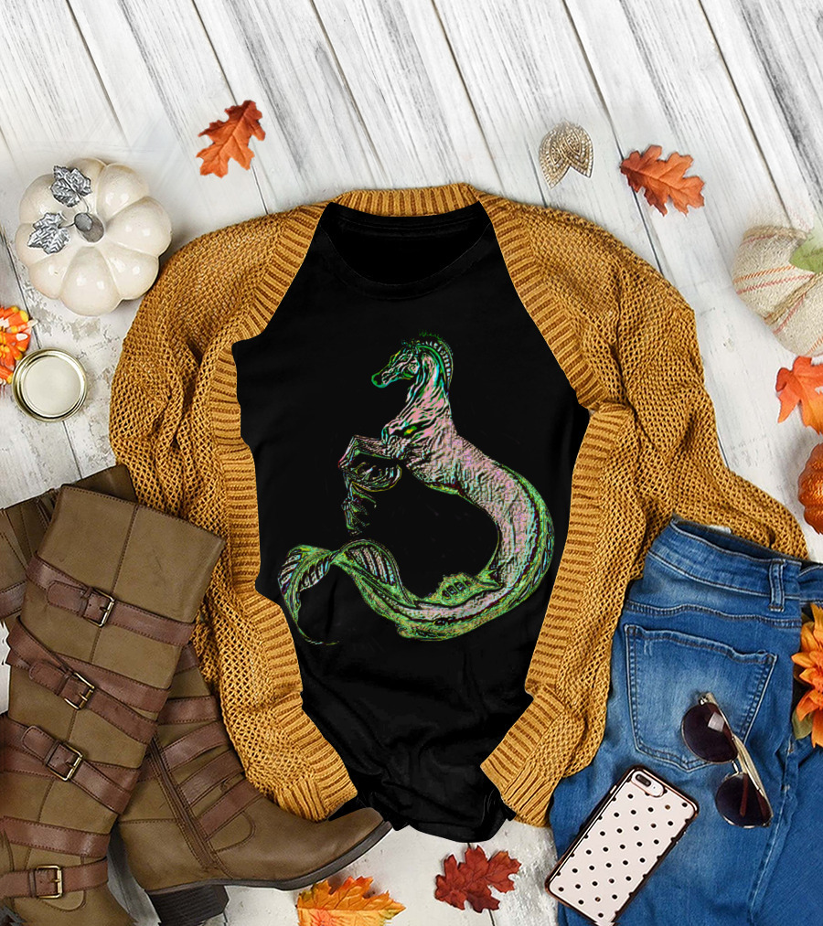 Ancient Greek Sea Horse Mythical Creature T-Shirt