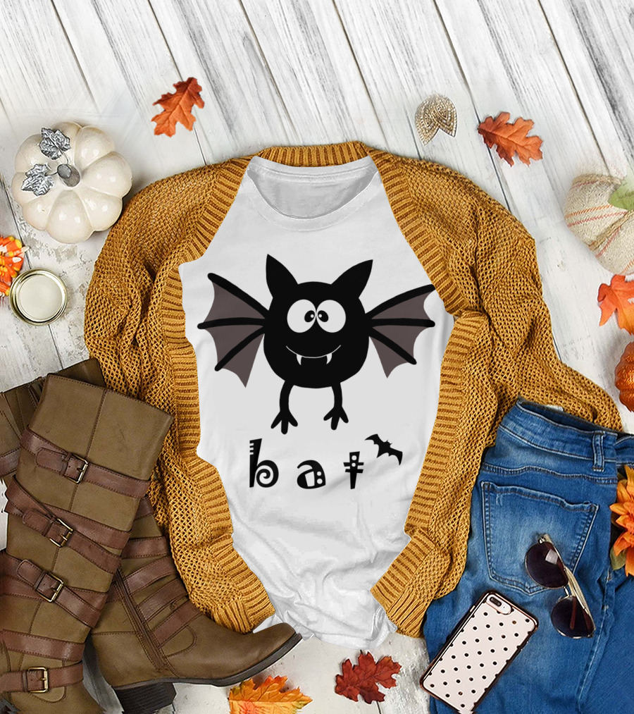 Bat with Fangs and Wings T-Shirt