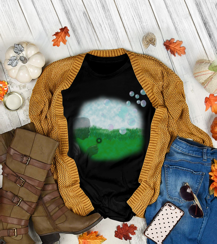 Make A Wish Dandelion Dreams and Bubble Wishes T-Shirt