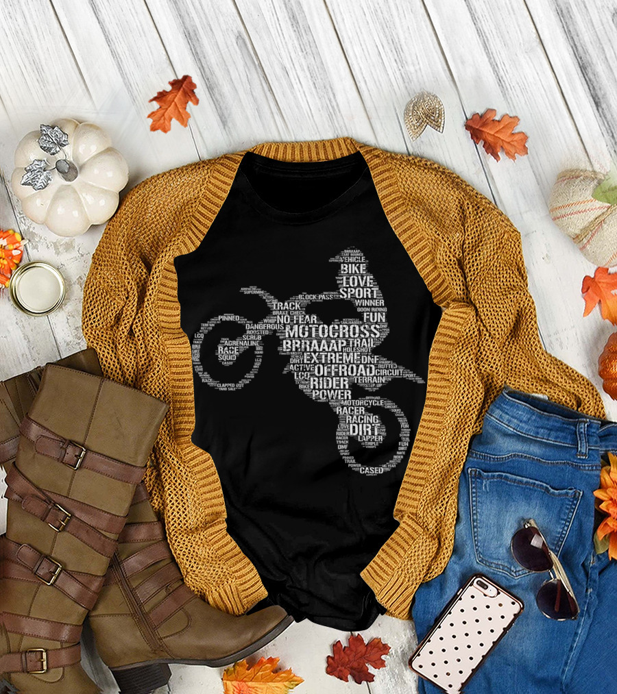 Extreme Offroad Motocross Rider Power Bike Racing Adventure T-Shirt