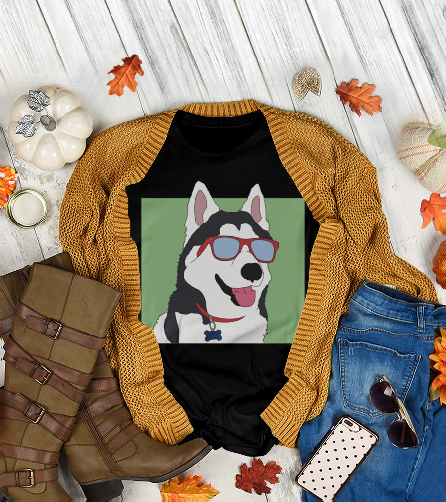 Coolest Dog Ever with Sunglasses T-Shirt