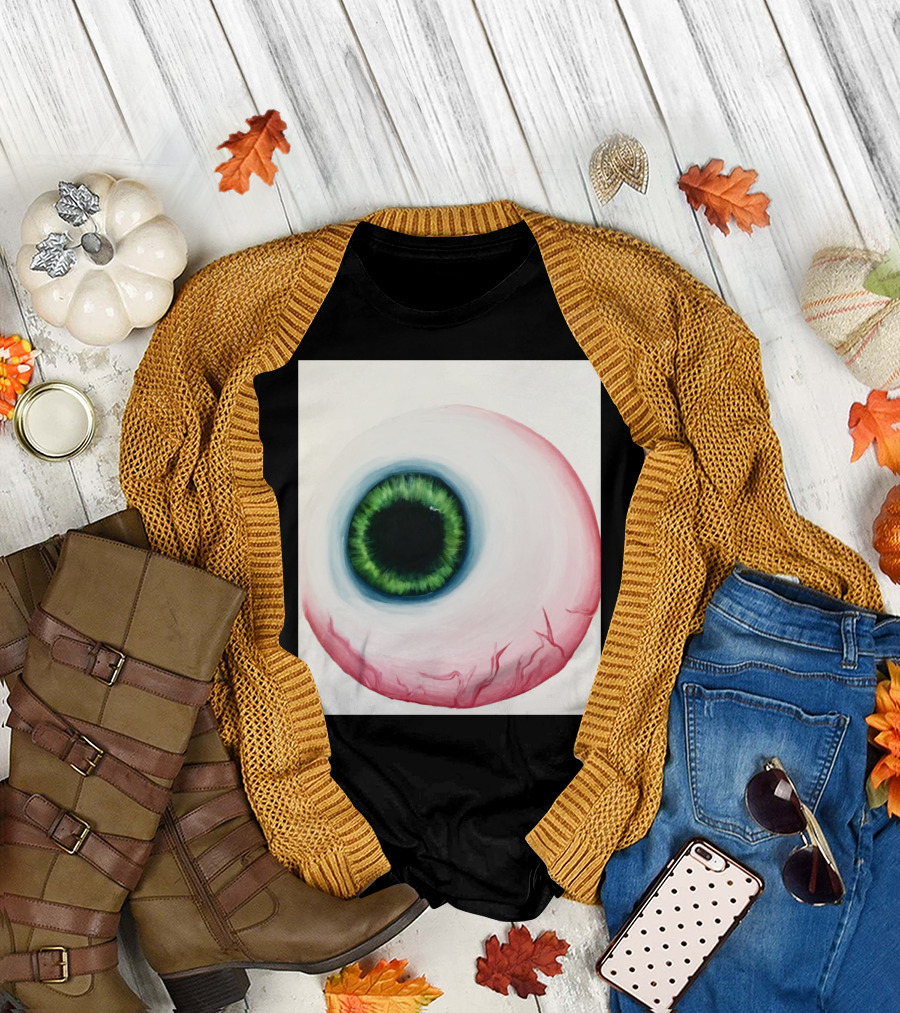 Eye For An Eye Realistic Green Eyeball T-Shirt