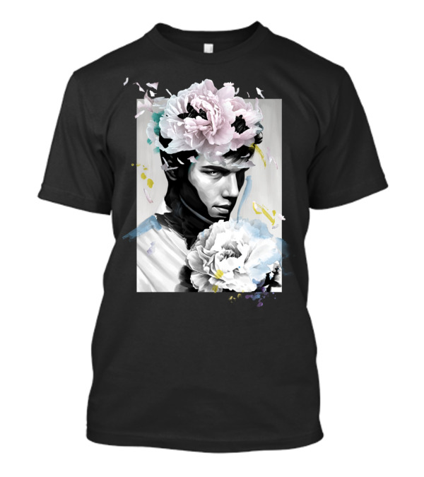 Man Flowers Peonies T-Shirt