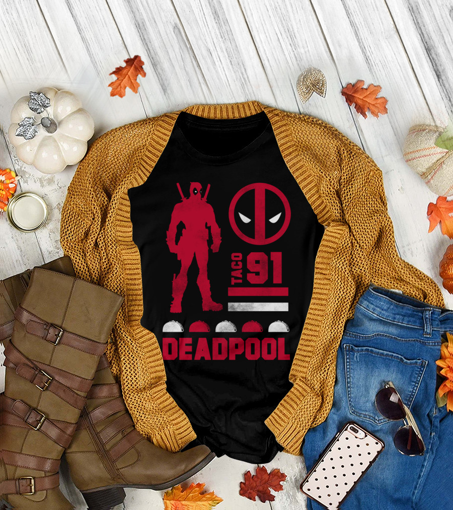 Deadpool Taco 91 T-Shirt