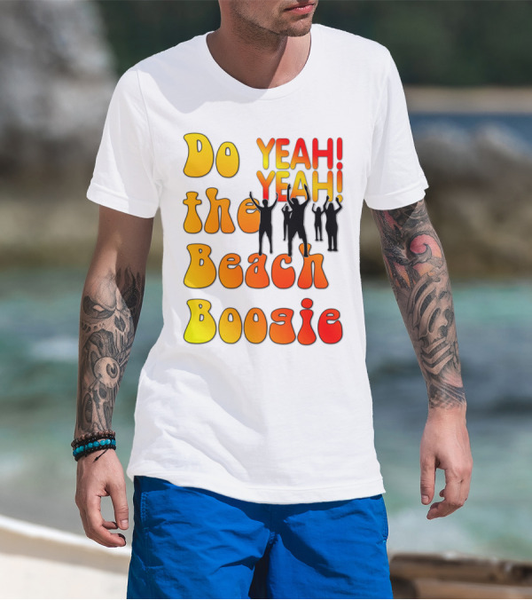 Do The Beach Boogie YEAH YEAH Dancing Silhouettes T-Shirt