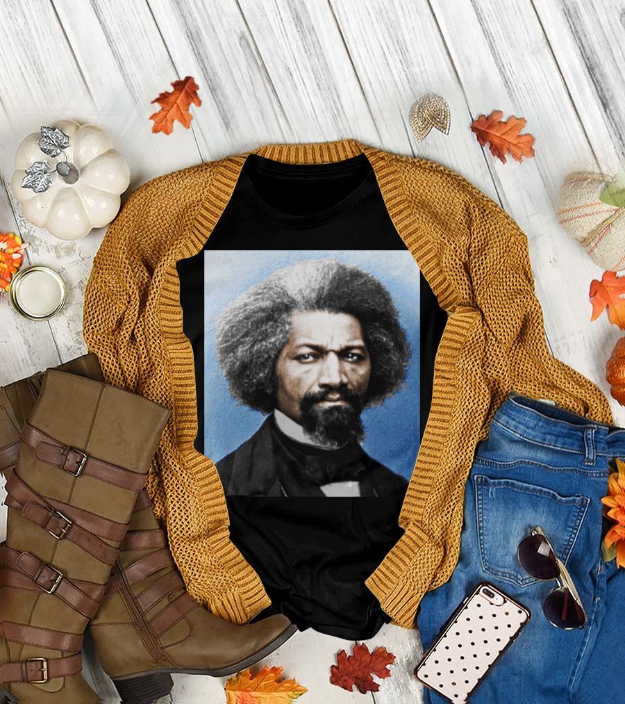 Frederick Douglass Portrait Colorized T-Shirt