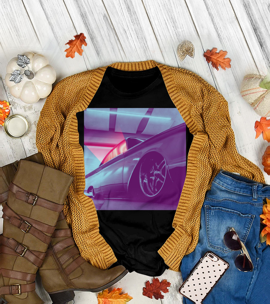 Another Knight Retro Futuristic Car Aesthetic T-Shirt
