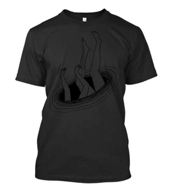 Falling Through Darkness Portal T-Shirt