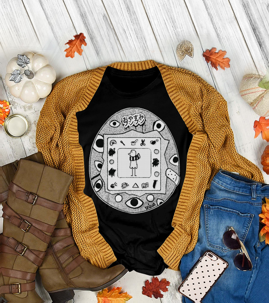 Tamapunpun Eye Pattern Digital Pet T-Shirt