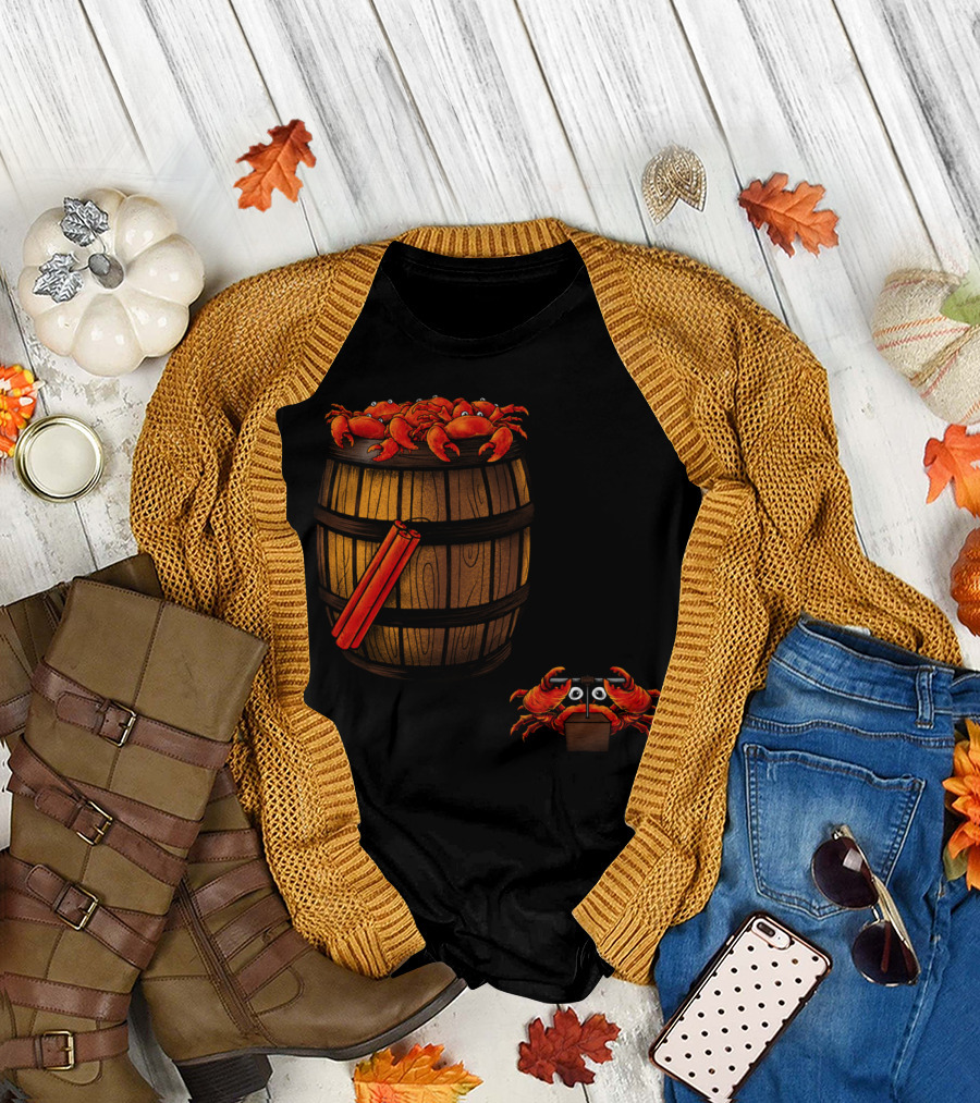Crabs In A Barrel with Dynamite and Controller T-Shirt