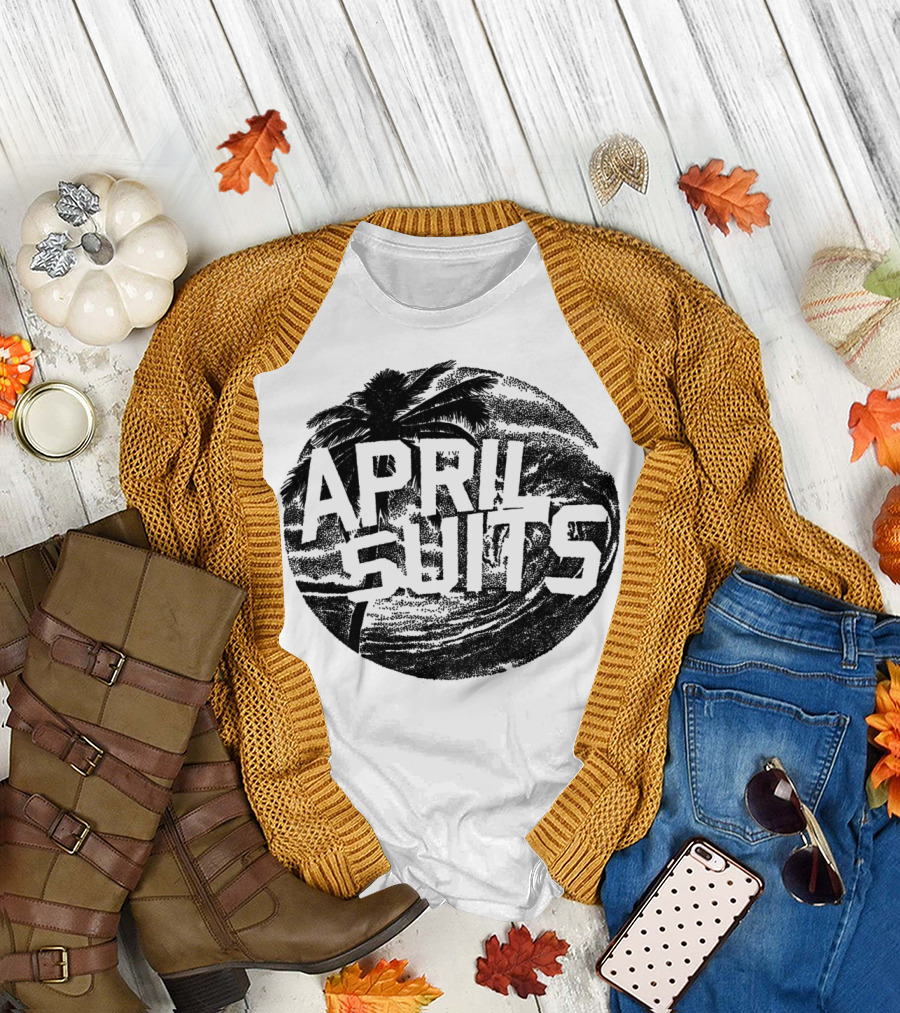April Suits Padagat Tropical Palm Wave T-Shirt