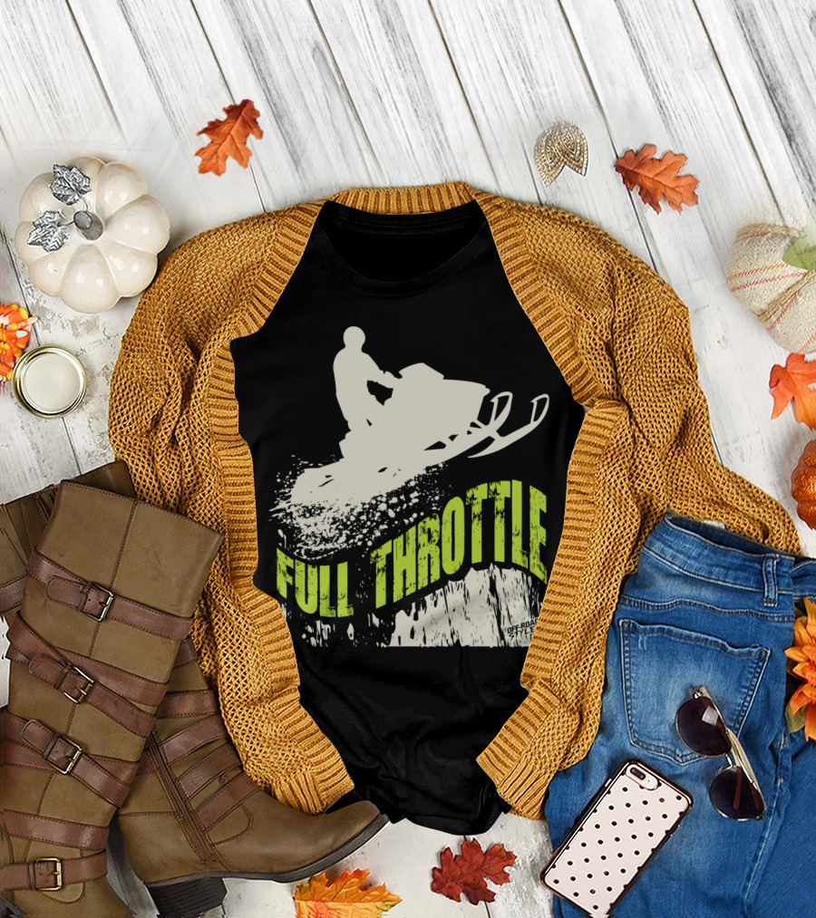 Full Throttle Off-Road Sled Adventure T-Shirt