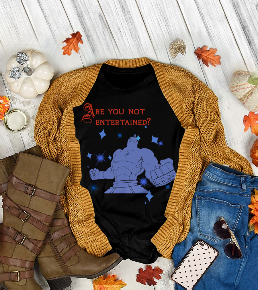 Are You Not Entertained Armstrong Fullmetal Alchemist T-Shirt