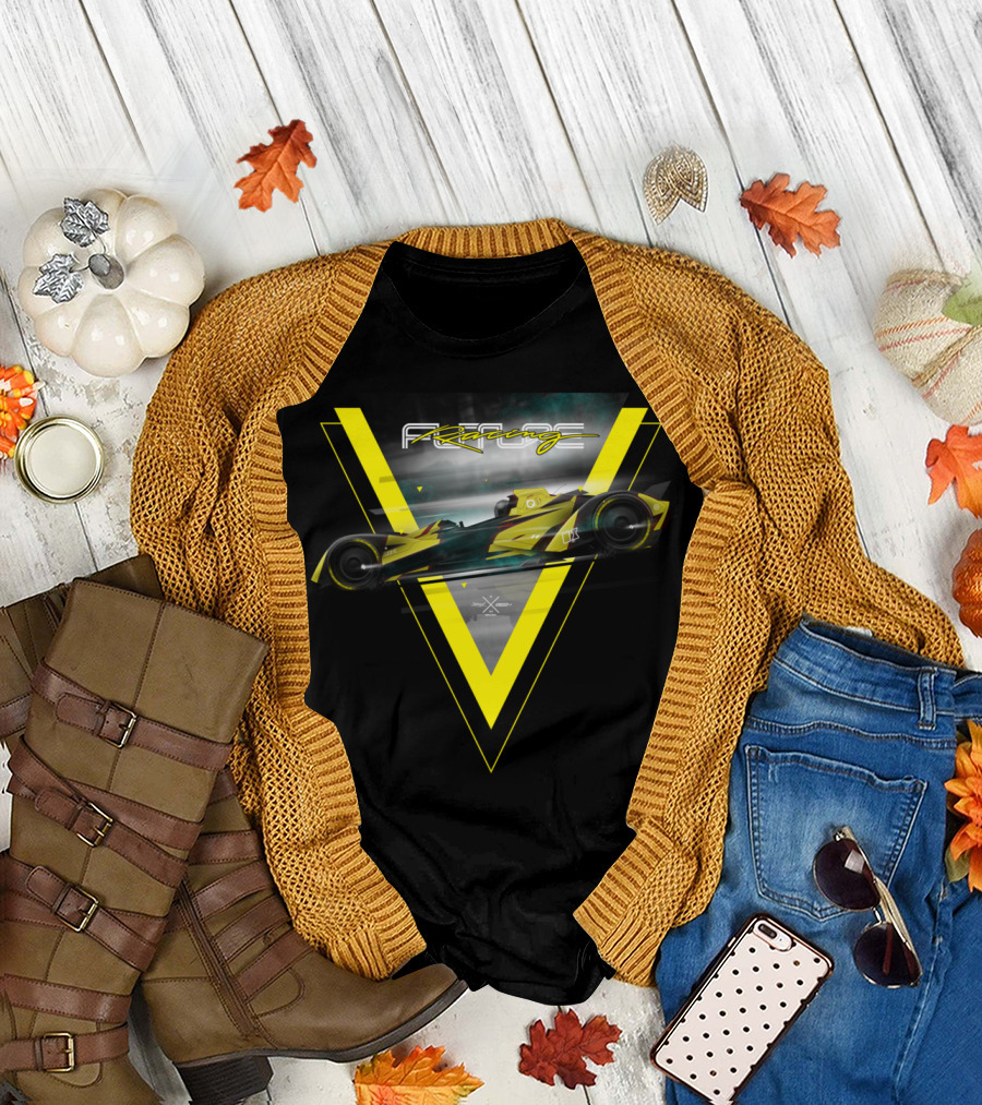 Racing Futuristic Car Speed Triangle T-Shirt