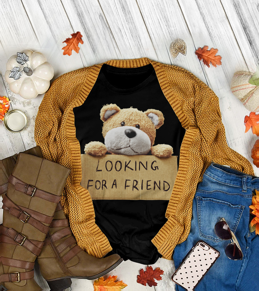Teddy Bear Looking for a Friend T-Shirt