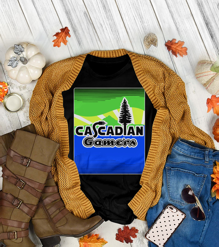 Cascadian Gamers Tree Logo T-Shirt