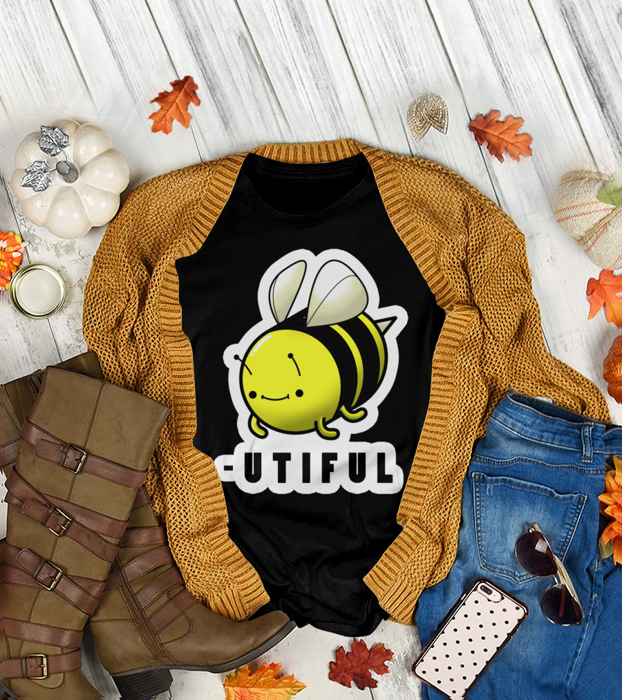 Bee -Utiful Cute Cartoon Bumblebee T-Shirt