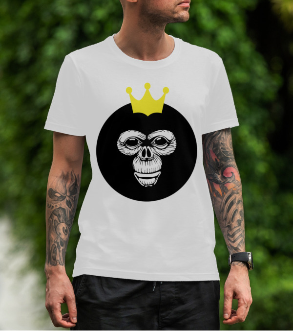King Monkey Crown Head T-Shirt