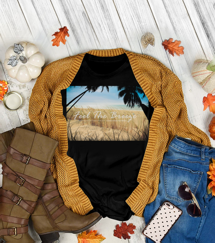 Feel The Breeze Sunny Harbor Palm Beach T-Shirt