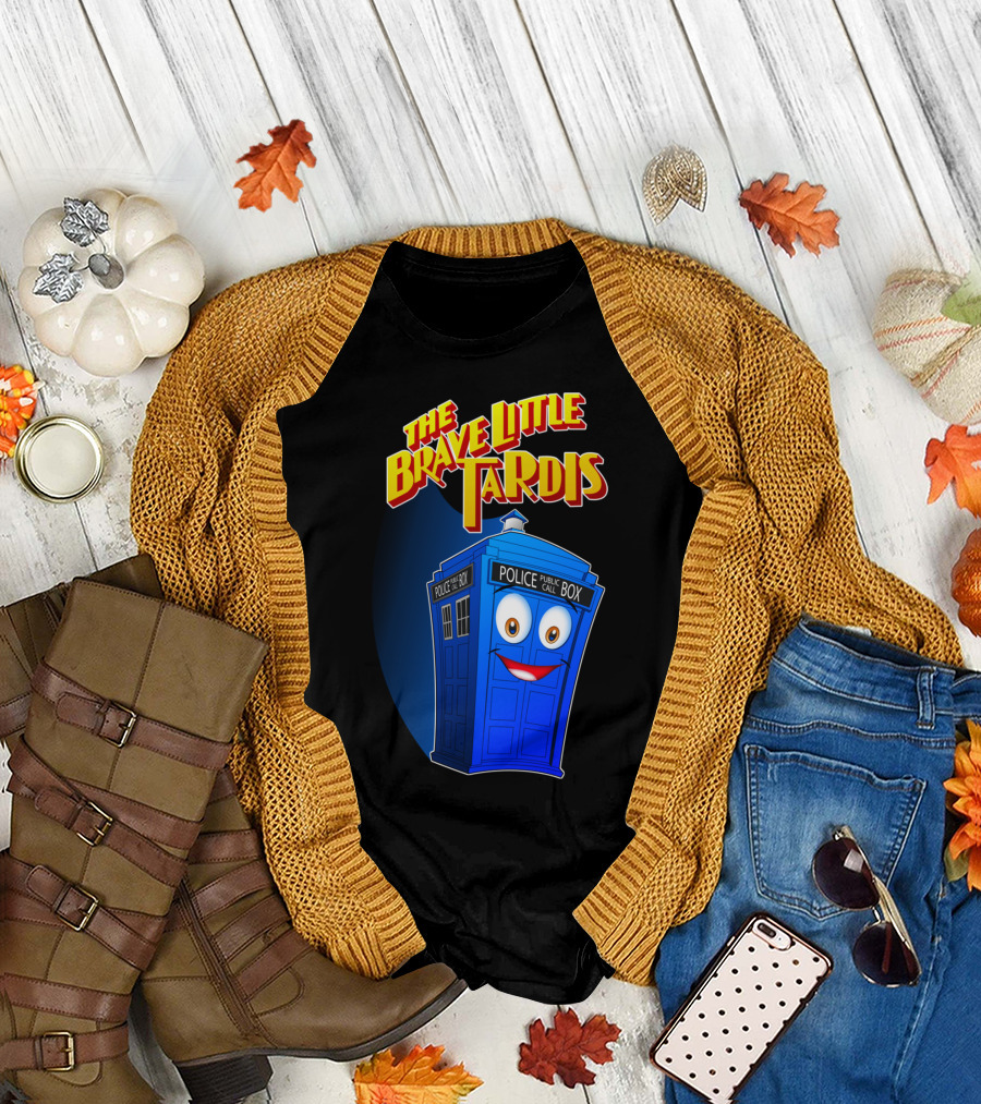 The Brave Little Tardis Police Public Call Box T-Shirt