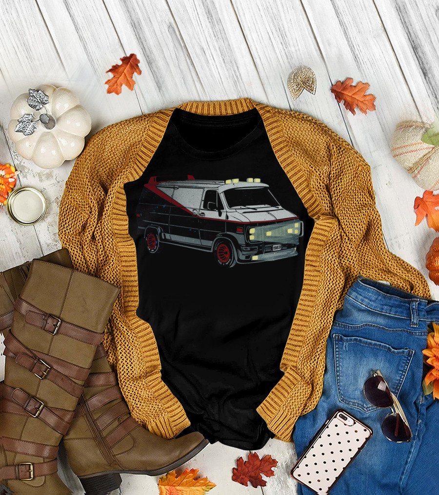 Righteous Ride Iconic Custom Van Adventure 1983 T-Shirt