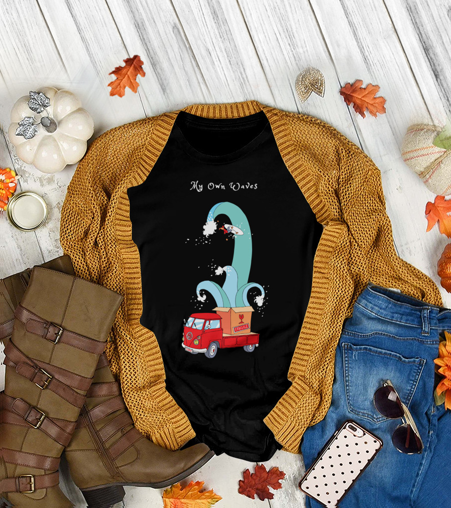 My Own Waves Surfing Van Splash Adventure T-Shirt