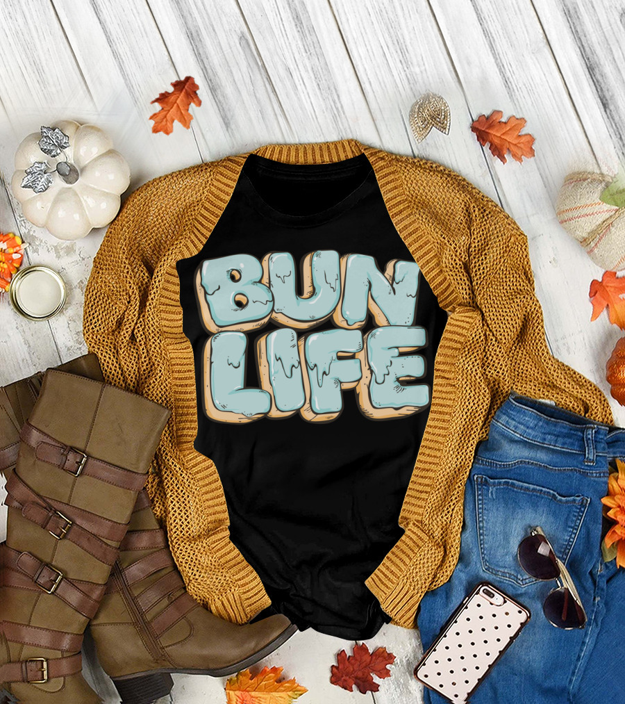 Bun Life Frosted Icing Lettering T-Shirt