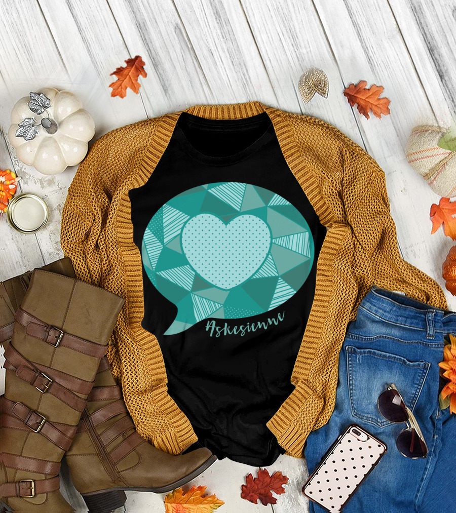 Askesienne Heart Speech Bubble T-Shirt