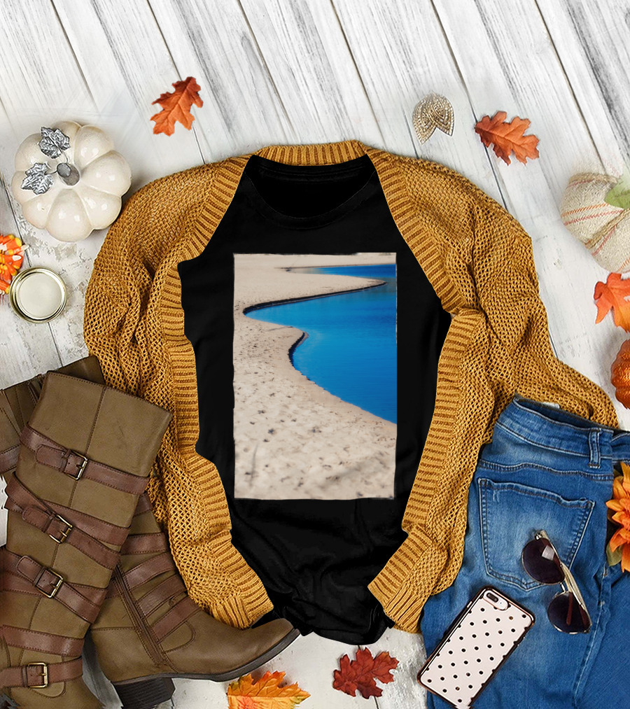 Bend Curved Beach Waterline T-Shirt