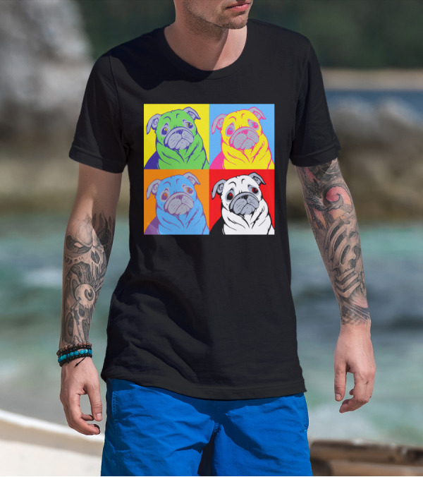 Pug Hol Colorful Pop T-Shirt