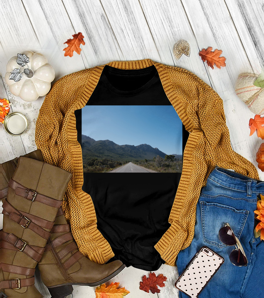 Road to the Mountains Scenic Landscape Adventure T-Shirt