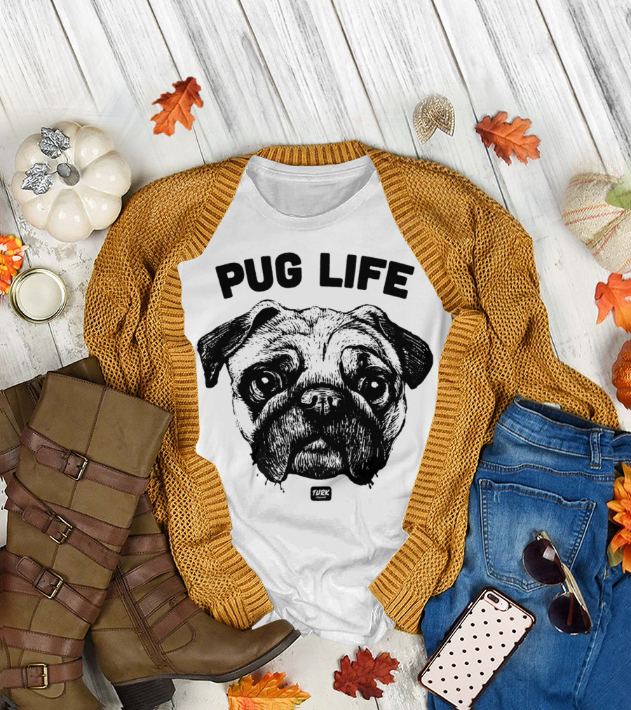 Pug Life Dog Turk T-Shirt