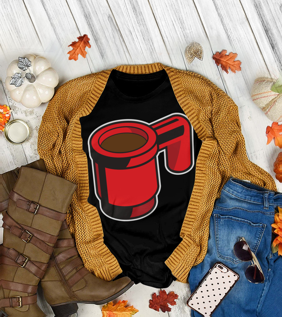 Lego Brick Style Coffee Mug Toy Aesthetic T-Shirt