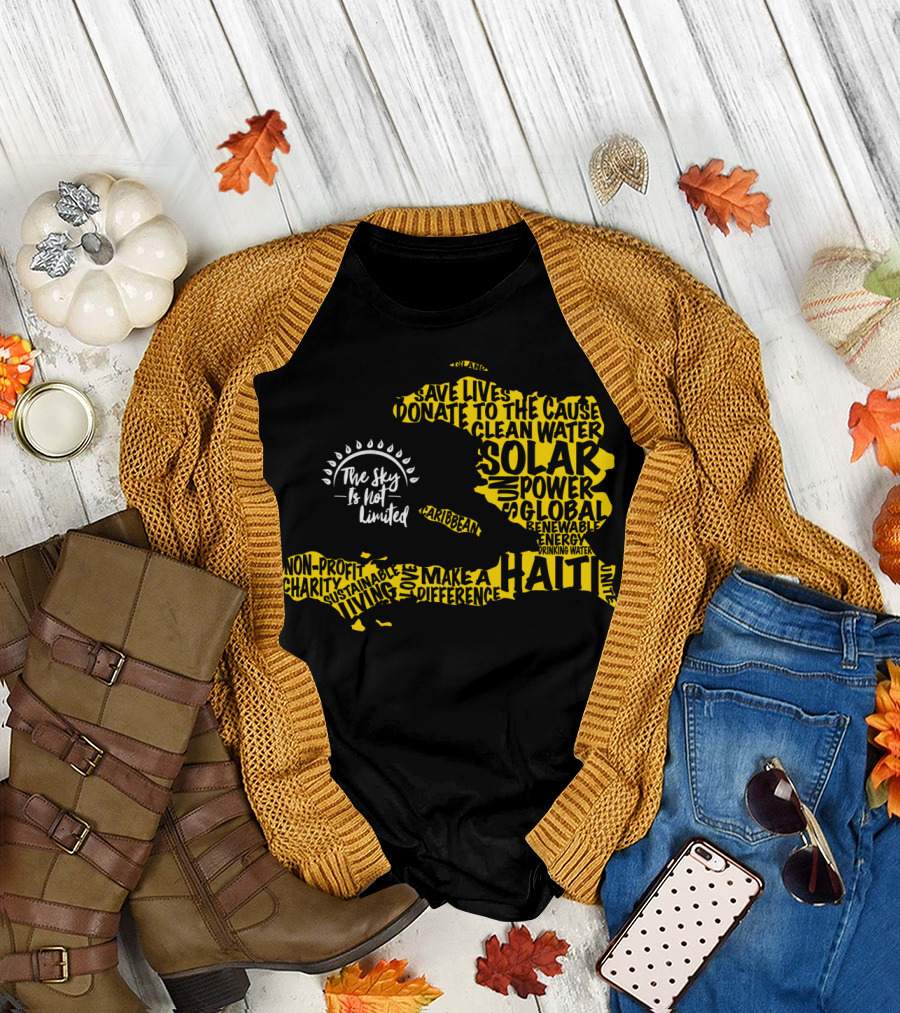 Haiti Solar Project Save Lives Clean Water Renewable Power Charity T-Shirt