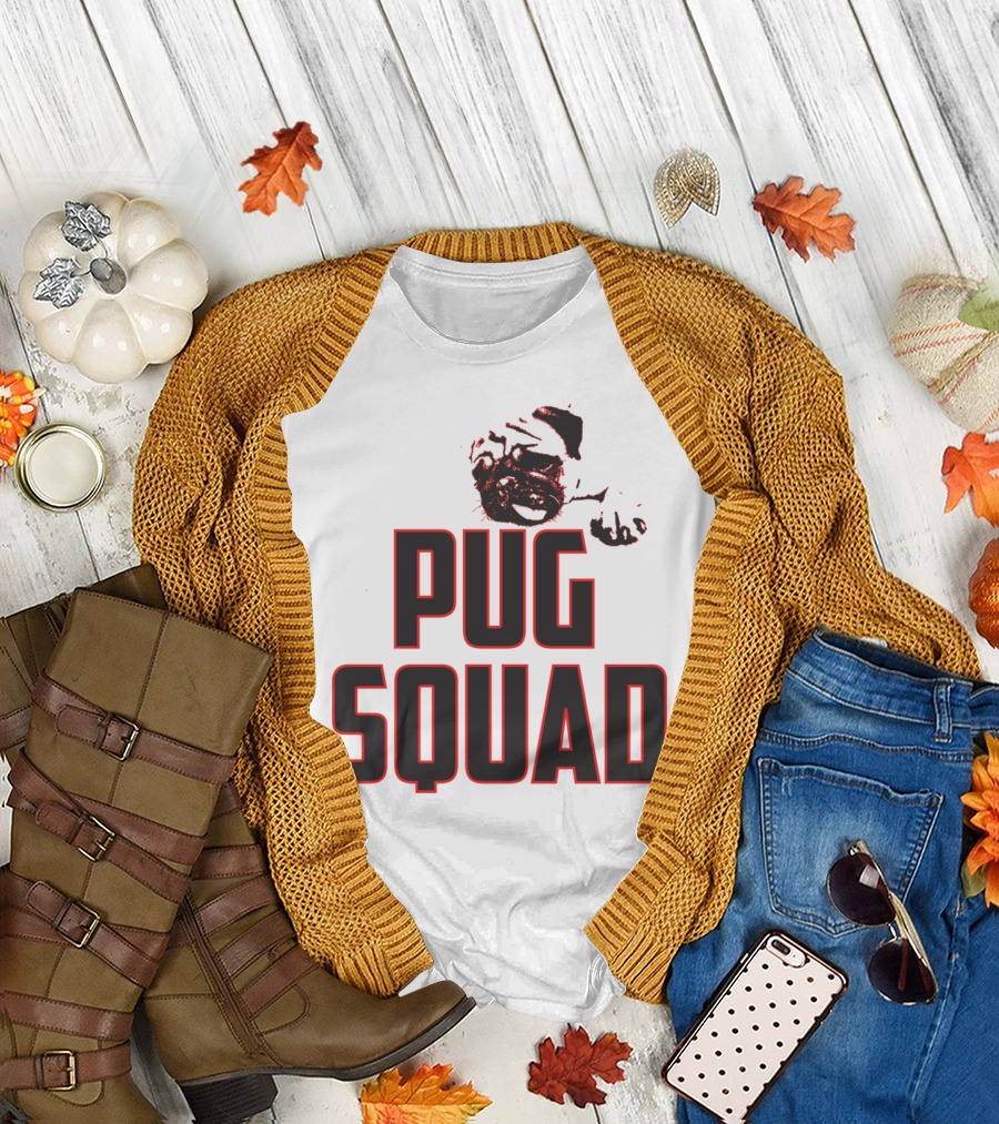 Pug Squad For All The Pug Lovers T-Shirt