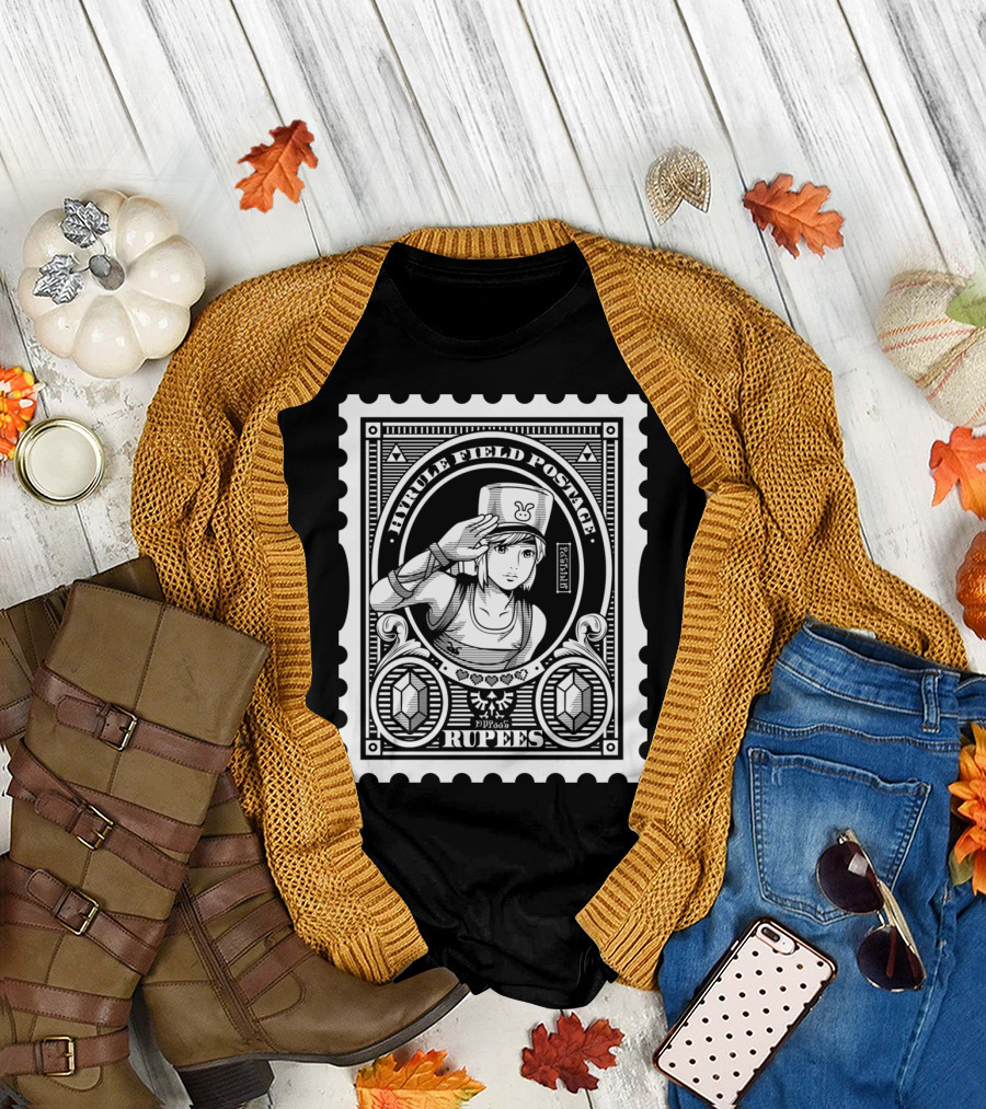 Hyrule Field Postage Rupees T-Shirt